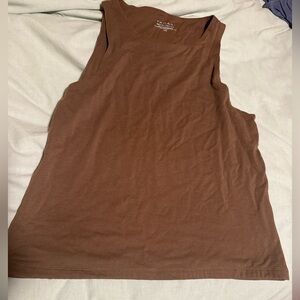 Tahari Chocolate Buttery Soft Tank